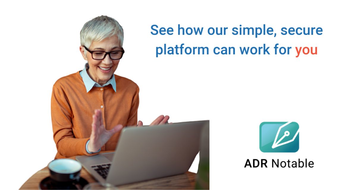 woman using ADR Notable